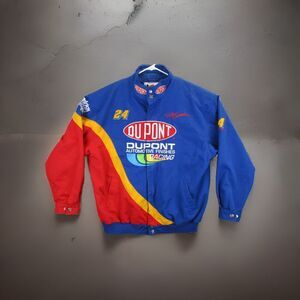 Vintage Chase Authentics NASCAR Jacket Dupont Racing Jeff Gordon #24 Sz Adult XL
